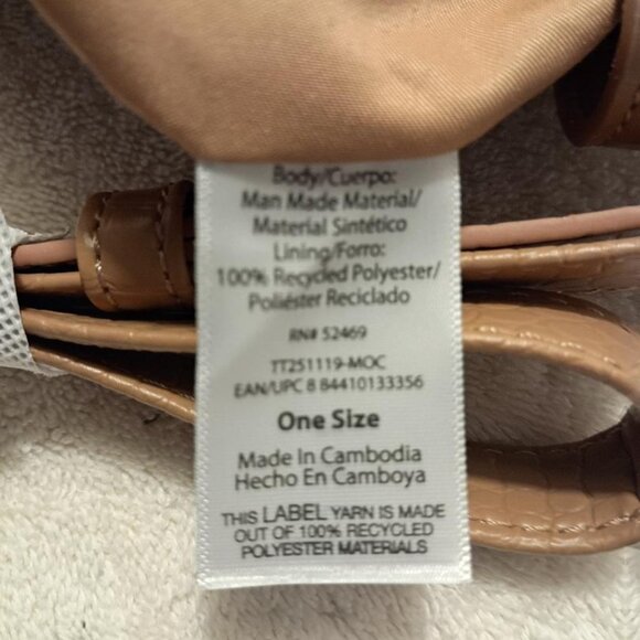 Time and Tru Women's Olivia Crossbody, Mocha Spanish - Picture 4 of 6